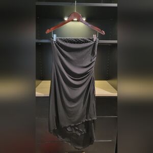 Charlotte Russe black strapless dress size L